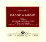 Santa Anastasia Passomaggio 2003 Front Label