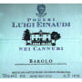 Luigi Einaudi Barolo Nei Cannubi 2001 Front Label