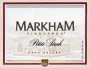 Markham Petite Sirah 2001 Front Label