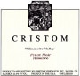 Cristom Reserve Pinot Noir 2003 Front Label