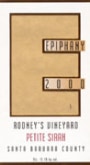 Epiphany Petite Sirah 2000 Front Label