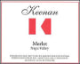 Keenan Napa Valley Merlot 2002 Front Label