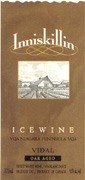Inniskillin Oak-aged Vidal Icewine (375ML half-bottle) 2004 Front Label