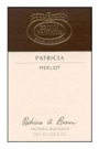 Brown Brothers Patricia Reserve Merlot 2001 Front Label