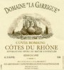 Domaine La Garrigue Cotes du Rhone Cuvee Romaine 2004 Front Label