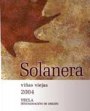 Bodegas Castano Solanera 2004 Front Label
