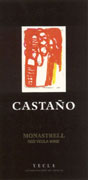 Bodegas Castano Monastrell 2003 Front Label