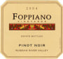 Foppiano Russian River Pinot Noir 2004 Front Label