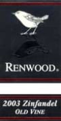 Renwood Old Vine Zinfandel 2003 Front Label