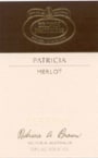 Brown Brothers Patricia Reserve Merlot 2000 Front Label