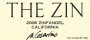 Cosentino The Zin Zinfandel 2006 Front Label