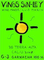 Vinos Sin-Ley G3 Garnacha Terra Alta 2005 Front Label