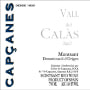 Celler de Capcanes Vall del Calas 2002 Front Label