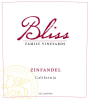 Bliss Zinfandel 2013 Front Label