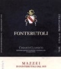 Mazzei Fonterutoli Chianti Classico 1997 Front Label