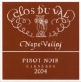 Clos du Val Carneros Estate Pinot Noir 2004 Front Label