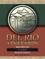 Del Rio Vineyards Claret 2004 Front Label
