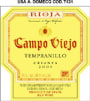 Campo Viejo Crianza 2003 Front Label
