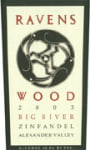 Ravenswood Big River Zinfandel 2003 Front Label