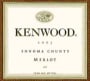 Kenwood Merlot 2003 Front Label