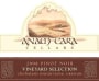 Anam Cara  Vineyard Selection Pinot Noir 2008 Front Label