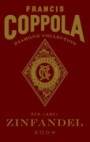 Francis Ford Coppola Diamond Collection Zinfandel 2004 Front Label