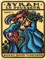 Bonny Doon Le Pousseur Syrah 2002 Front Label