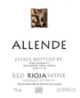 Finca Allende  2003 Front Label