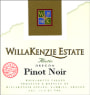 WillaKenzie Estate Aliette Pinot Noir 2003 Front Label