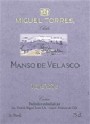 Miguel Torres Manso de Velasco Cabernet Sauvignon 2003 Front Label