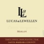 Lucas & Lewellen Merlot 2012 Front Label