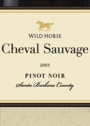 Wild Horse Cheval Sauvage Pinot Noir 2003 Front Label