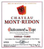 Chateau Mont-Redon Chateauneuf-du-Pape 2003 Front Label