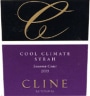 Cline Cool Climate Syrah 2003 Front Label