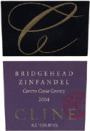 Cline Bridgehead Zinfandel 2004 Front Label