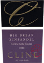 Cline Big Break Zinfandel 2004 Front Label