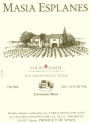 Capafons-Osso Masia Esplanes 2003 Front Label