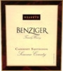 Benziger Reserve Cabernet Sauvignon 2002 Front Label