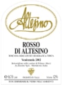 Altesino Rosso di Montalcino 2003 Front Label
