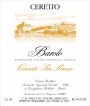 Ceretto Barolo Cannubi San Lorenzo 2005 Front Label