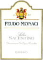 Feudo Monaci Salice Salentino 2003 Front Label