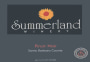 Summerland Santa Barbara Pinot Noir 2005 Front Label