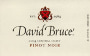David Bruce Central Coast Pinot Noir 2004 Front Label