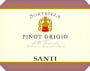 Santi Pinot Grigio Sortesele 2004 Front Label