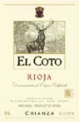 El Coto Crianza 2003 Front Label