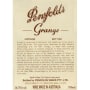 Penfolds Grange 2001 Front Label