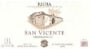 Senorio de San Vicente Rioja 2002 Front Label