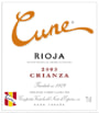 CVNE Crianza 2003 Front Label