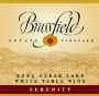 Brassfield Serenity White Blend 2004 Front Label