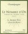 Aubry Le Nombre d'Or Campanae Veteres Vites Brut 2005 Front Label